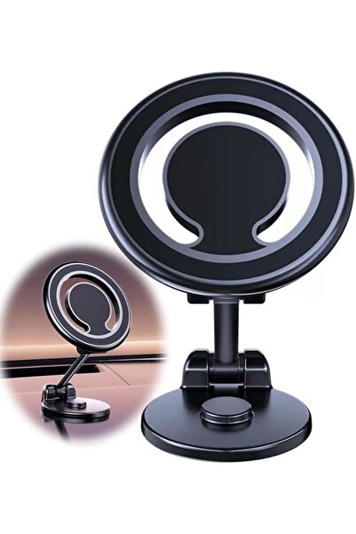 STARSTAR Magnetic car phone holder, foldable phone holder for 360° rotating p...