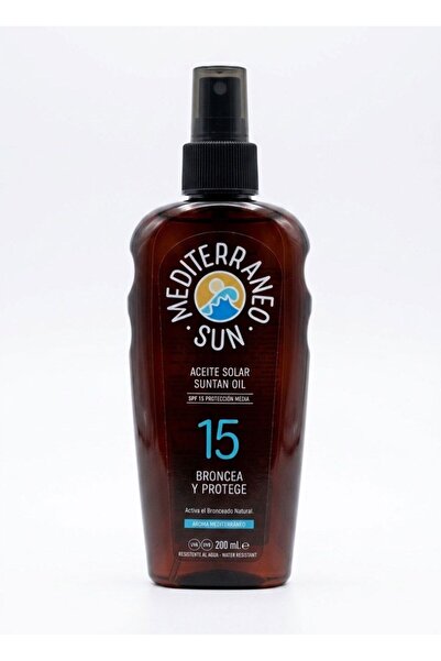 Mediterraneo Sun Λάδι Μαυρίσματος SPF15 (200ml)