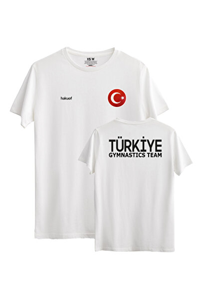 hakuof Original Turkish Flag Cotton Gymnastics National Team T-Shirt