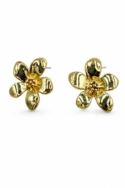 Jack Ferrero Stylish Bijouterie Earrings Pair with Yellow Color Flower Motif ...