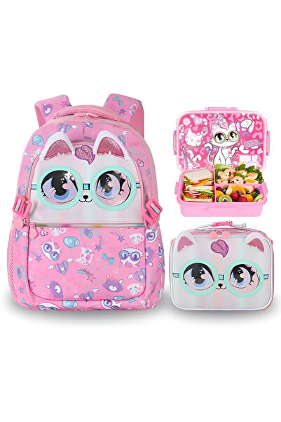 Ominii 3PCS Children School Bags Set – Cute kids Backpack, Large Capacity Wat...