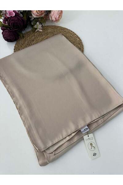 HAREM SCARF فستان سهرة من قماش الكوموساتين مع شال من الفرو الخفيف JSH0302