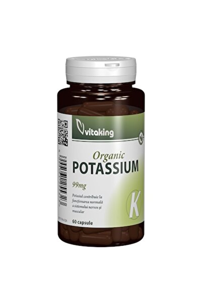 Vitaking Potasiu 99 mg Supliment alimentar, Vitaking, 60 capsule
