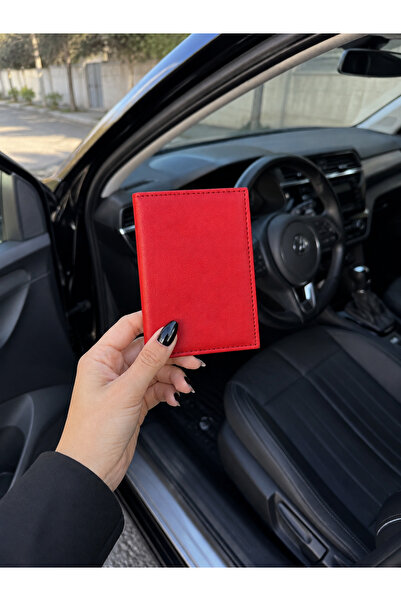 Parker Otomotiv A.Ş Deri Dikişli Oto Ruhsat Kılıfı Araç Ruhsat Kabı Ruhsat Koruyucu