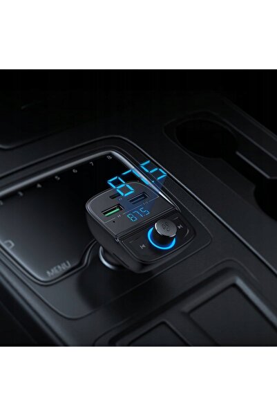 Ugreen Transmițător FM Bluetooth 5.0 încărcător auto MP3 3xUSB TF micro