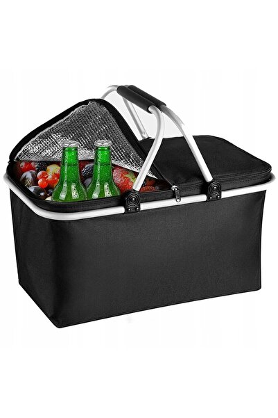 NO BRAND Coș de picnic pliabil, termoizolant, din material textil