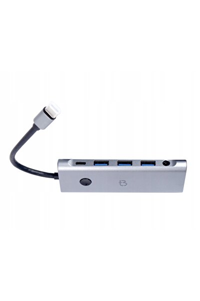 Tradebit Stație de andocare 9-în-1 Hub USB 3.0 HDMI Alimentare 100W 4K 60Hz B...