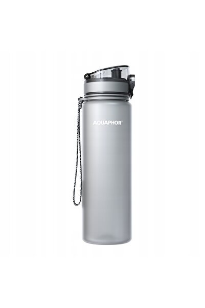 Aquaphor Sticlă cu filtru din Tritan City, 800 ml, gri