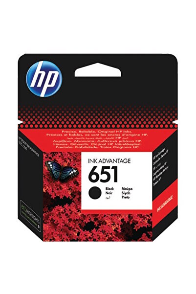 HP Cerneală 651 (C2P10AE) Negru/Negru 600 strănguri originală