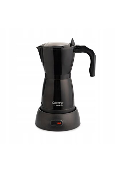 CAMRY Cafetieră electrică Moka neagră 300ml