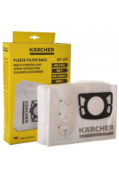 Karcher WORKI - 8 bucăți + filtru lavabil pentru aspirator WD3 WD2 SE 4001