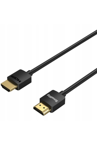 SmallRig 4963 - cablu spiralat, cablu HDMI la HDMI (A la A), 120cm, HDMI