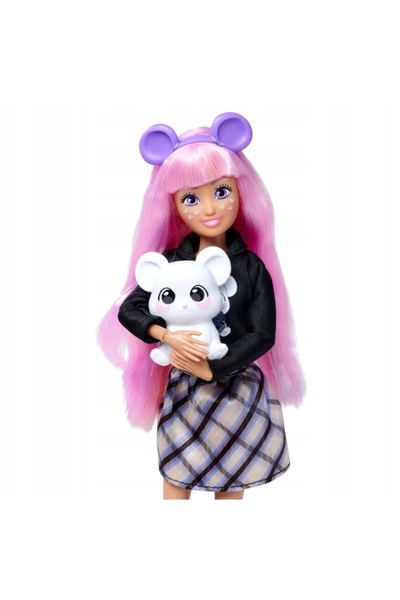 Simba Păpușă Kawaii Hi Cora 26 cm și animalul Kurumi 10 accesorii