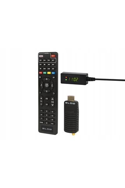 Blow MINI DECODOR TUNER TV TERESTRIANĂ HD DVB-T2 HEVC H.265 USB HDMI