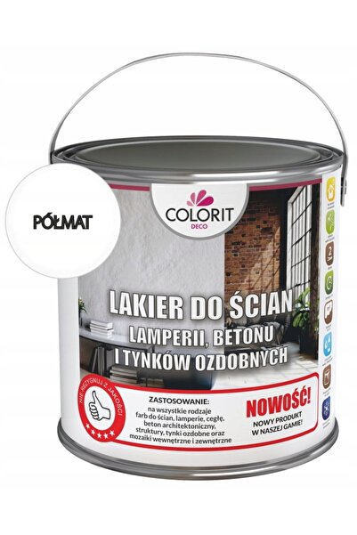 ColorIt Lac LAMPERYJNY pentru pereți 2,5L semi-mat