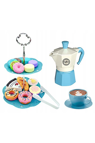 ChRLD Set de cafea pentru copii, Cafetieră, Râșniță + Accesorii