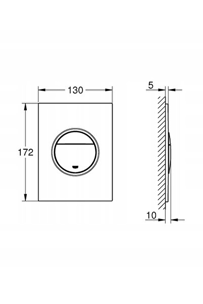 Grohe Nova Cosmopolitan S Buton de pornire 37601GL0