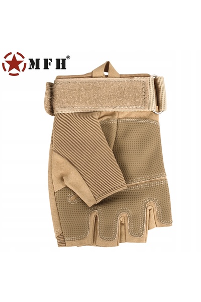 NO BRAND Mănuși tactice fără degete Pro MFH M coyote