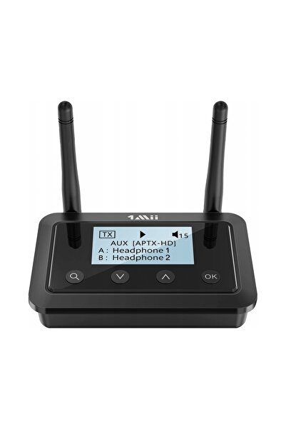 1Mii B03+ Transmițător-receptor Bluetooth cu ecran LCD, 50 m