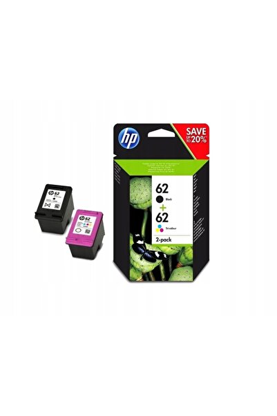 HP Set de cerneală 62 negru+tricolor CMYK pentru ENVY 5540 5650 5660 5600