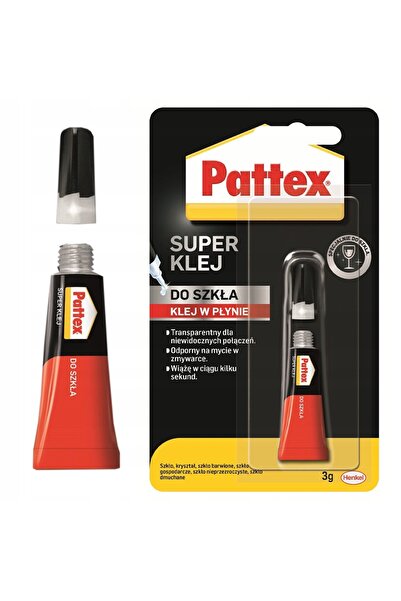 NO BRAND 6x PATTEX Adeziv specializat pentru sticlă, adeziv lichid pentru ogl...