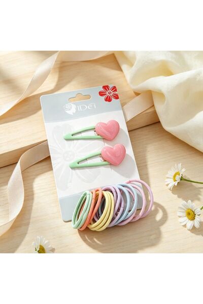 idei Set complet accesorii de păr pentru fete mici, 2 agrafe decorative și 16...