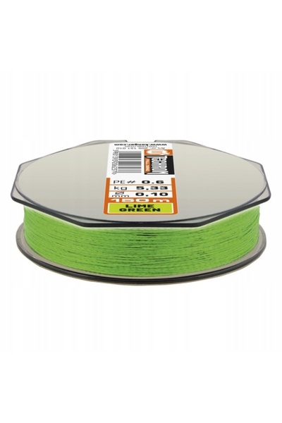 NO BRAND Fir împletit Kamatsu X8 Lime 0.14mm 150m 9.46kg