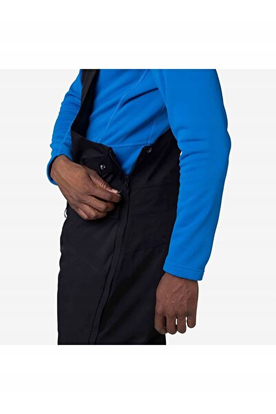 Rossignol Pantaloni de schi skinny cu bretele pentru bărbați, model relaxat, XL