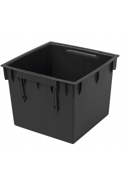 Prosperplast SET 3X Ghiveci de grădină/balcon, alb mat, pentru flori + inserții