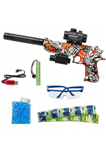 Poszukiwacze Frajdy PISTOL CU BILUȚE DE GEL GLOCK AUTOMAT Țintitor laser Oche...