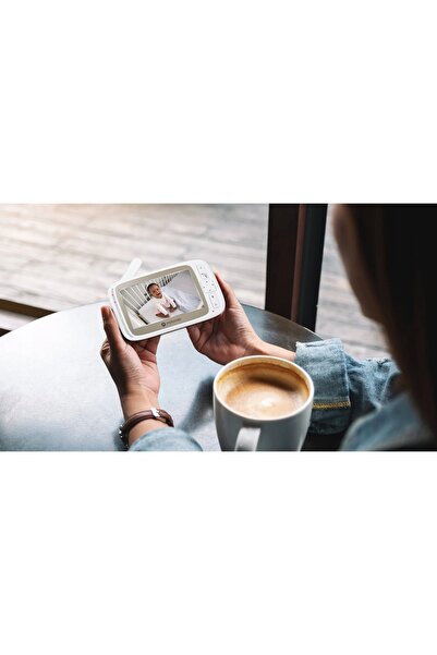 Motorola Monitor electronic pentru bebeluși VM85 Connect, 5 inch, Wi-Fi, alb