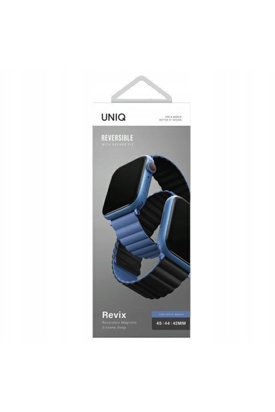 NO BRAND UNIQ curea Revix Apple Watch Seria 4/5/6/7/SE 44/45mm. Magnetic Reve...
