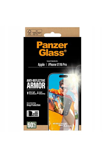 CARE by PanzerGlass® Sticlă pentru iPhone 17 / 16 Pro, PanzerGlass, sticlă se...