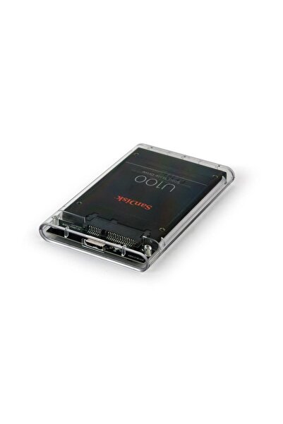 Gembird Carcasă externă USB 3.0 pentru HDD SATA de 2.5 " (Transparentă)