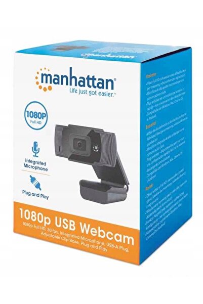 MANHATTAN Cameră web USB 2.0 Full HD 1080p cu microfon