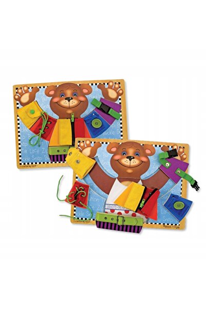 Melissa & Doug Abilități de bază: înșirarea șireturilor de pantofi, șireturi,...