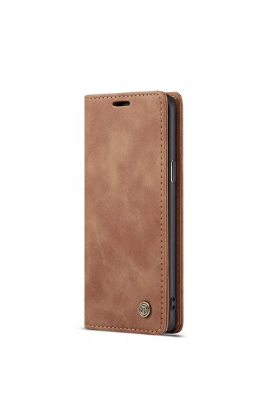 NO BRAND Husă Spacecase pentru Samsung Galaxy S9, piele maro