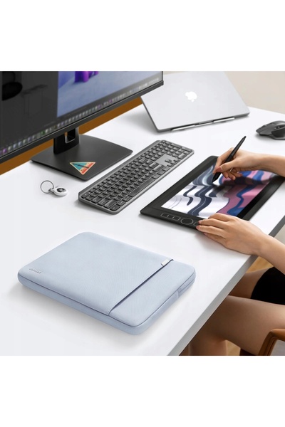 NO BRAND Husă pentru Macbook Air/Pro 15 " tomtoc defender-a13 albastru deschis