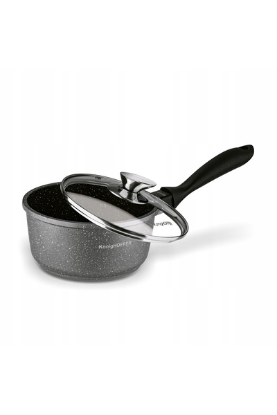 Konighoffer Set de vase pentru inducție și gaz, cu capac Rondel, Pollo Grey, ...