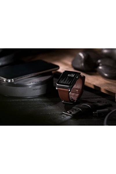 NO BRAND Curea Nomad pentru Apple Watch 49/ 46/ 45/ 44 mm, piele, oțel