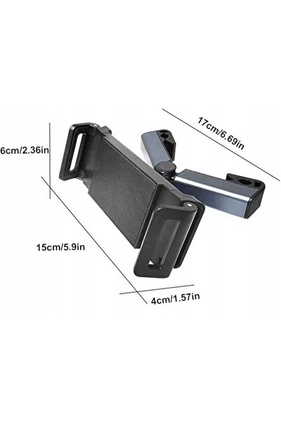 NO BRAND SUPORT AUTO PENTRU TABLETĂ PENTRU TETIERĂ, NEGRU, MODEL COMFORT