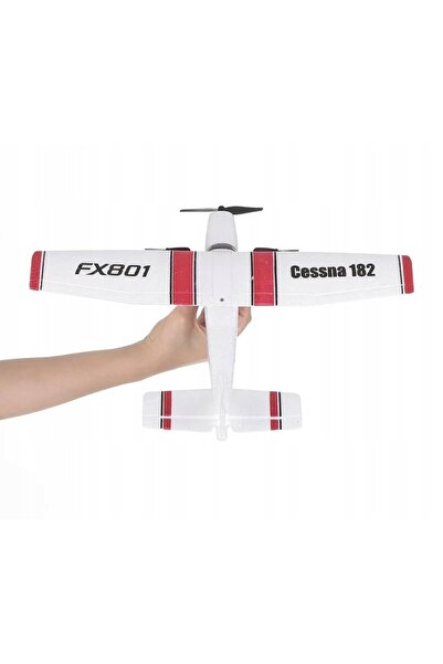NO BRAND Avion RC Cessna 182 FX801 2.4GHz cu telecomandă, din spumă EPP, mode...