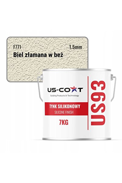 NO BRAND TENCUIALĂ SILICONICĂ PENTRU FAȚADE, ALB ÎN BEJ F771, 7 KG, BARANEK, ...