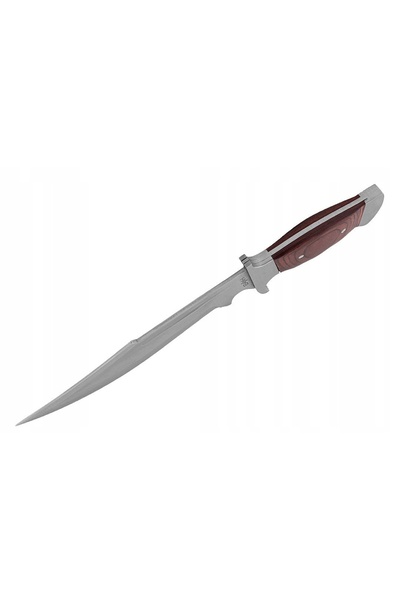 NO BRAND Cuțit Bowie pentru vânătoare, militar, bushcraft, din oțel 440, cu t...