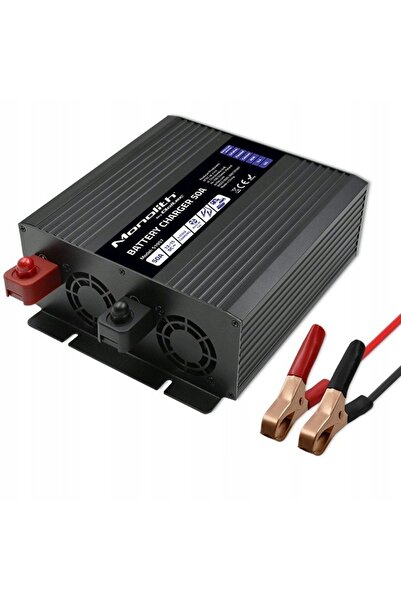 Qoltec Încărcător de baterii monolith 51957 pentru baterii LIFEPO4 AGM GEL SL...