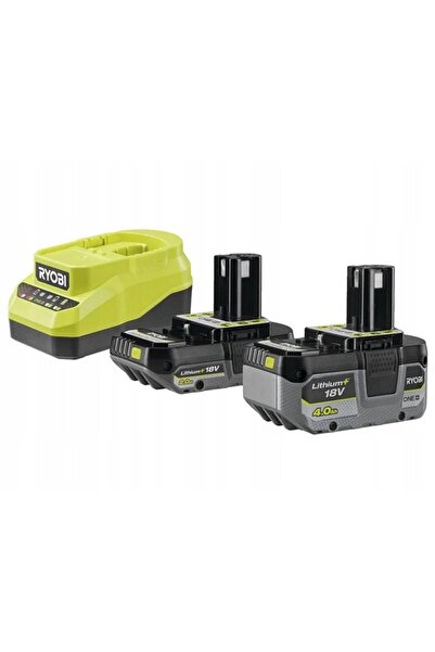 Ryobi KIT 2x ACUMULATOR 1x4Ah +1x2Ah 18V ONE+ ÎNCĂRCĂTOR 2A RC18120A-242X