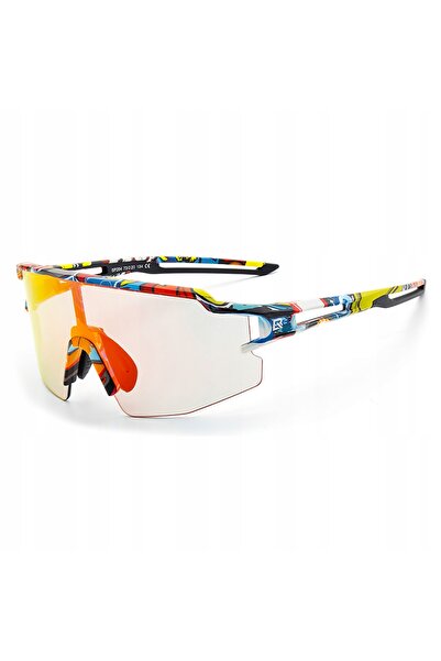 ROCKBROS Ochelari de ciclism fotocromatici UV, multicolori, cu dioptrii