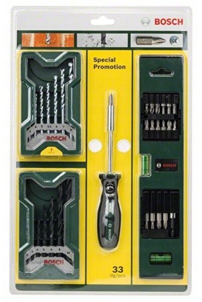 Bosch Set de burghie și biți x-line 33 leveler