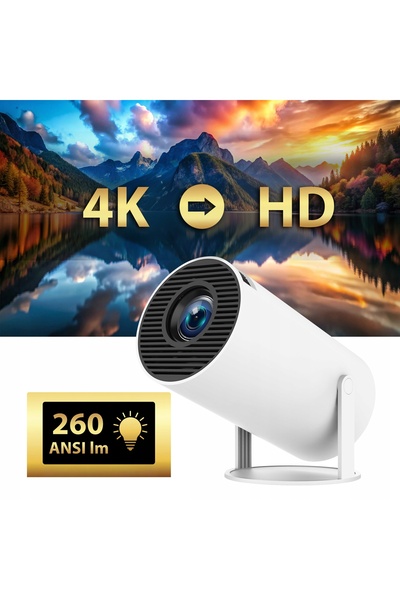 PRIME3 Televizor inteligent de 200 de inci cu Android 13 și proiector WiFi pe...