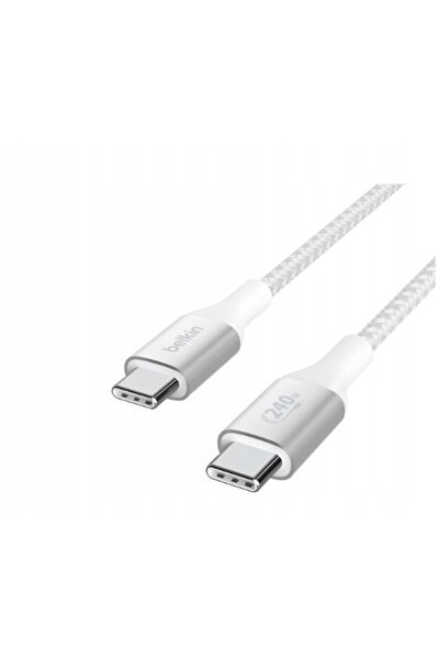 NO BRAND Cablu Belkin USB-C la USB-C 1m Alb (CAB015bt1MWH)